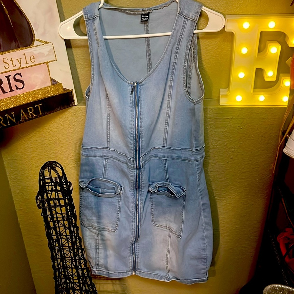 Denim Jean dress from shein